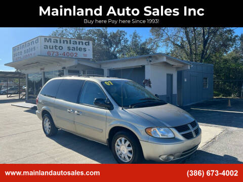 2007 Dodge Grand Caravan for sale at Mainland Auto Sales Inc in Daytona Beach FL