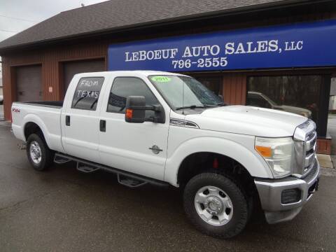 2011 Ford F-250 Super Duty for sale at LeBoeuf Auto Sales in Waterford PA