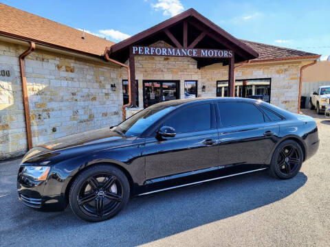 2012 Audi A8 L for sale at Performance Motors Killeen Second Chance in Killeen TX