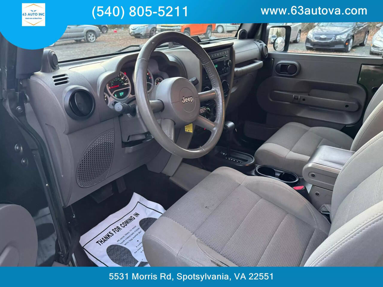 2007 Jeep Wrangler for sale at 63 Auto Inc in Spotsylvania, VA