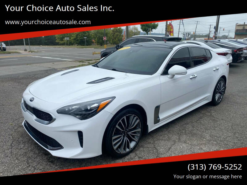 2019 Kia Stinger for sale at Your Choice Auto Sales Inc. in Dearborn MI