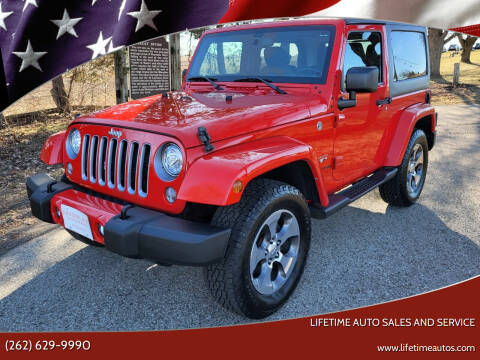 2018 Jeep Wrangler JK for sale at Lifetime Auto Sales and Service in West Bend WI