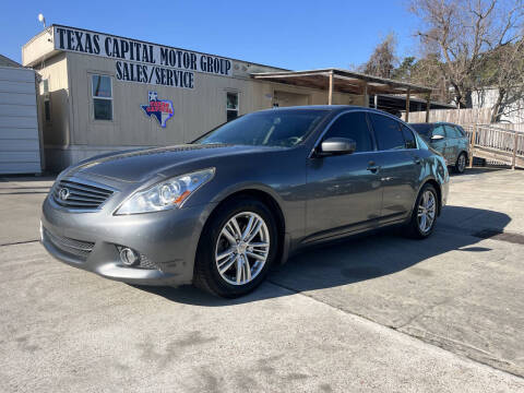 2013 Infiniti G37 Sedan for sale at Texas Capital Motor Group in Humble TX