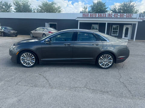 2016 Lincoln MKZ for sale at M&R Auto Sales Inc in Bowling Green KY