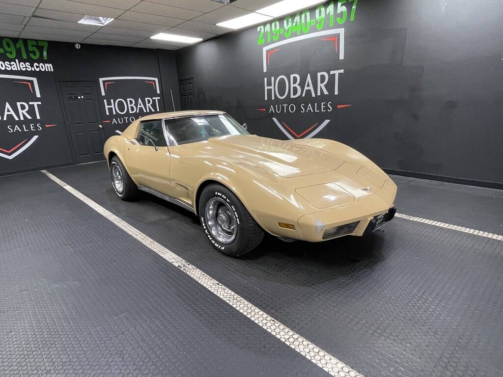 YELLOW 1977 Chevrolet Corvette 1