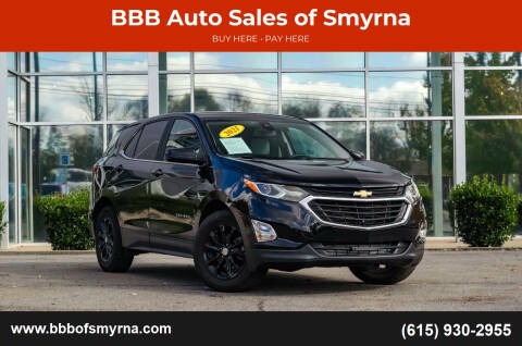 2021 Chevrolet Equinox for sale at BBB Auto Sales of Smyrna in Smyrna TN