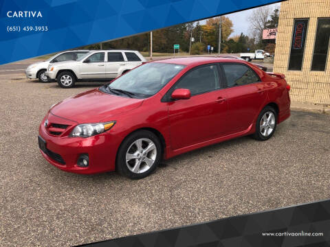 2012 Toyota Corolla for sale at CARTIVA in Stillwater MN