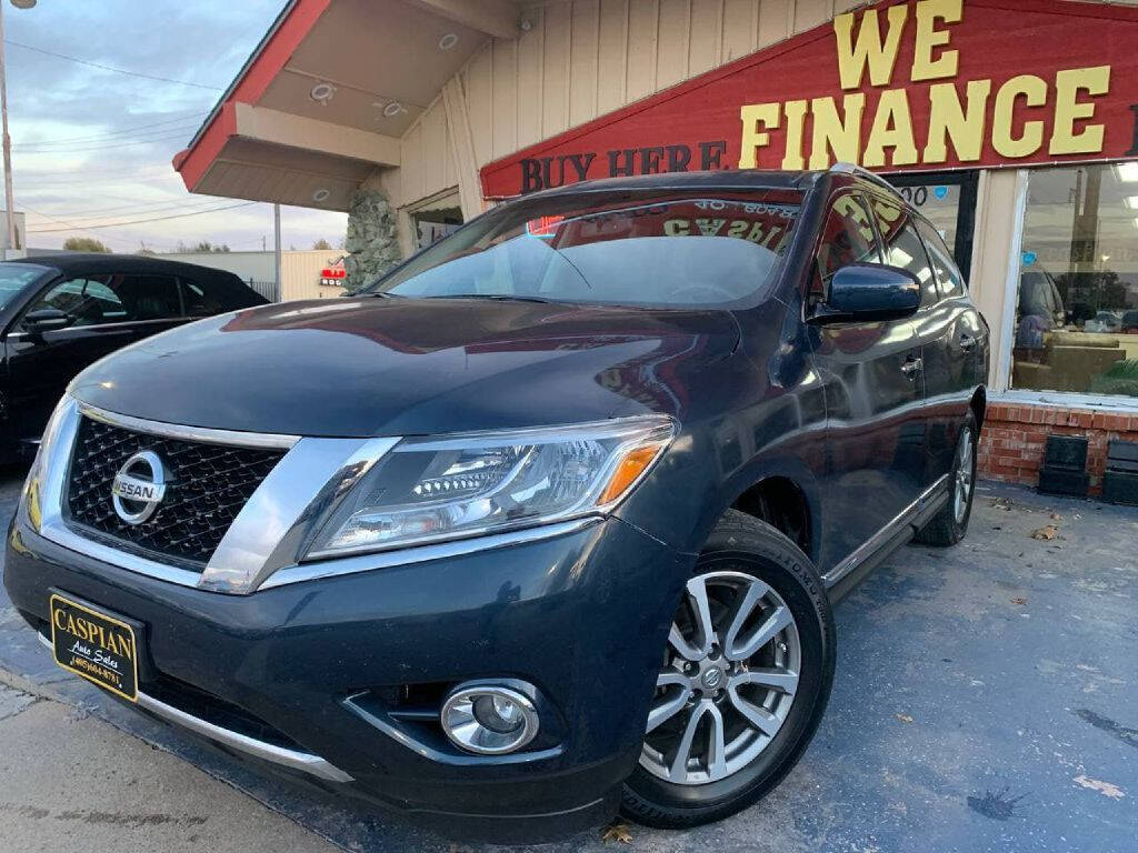 2015 Nissan Pathfinder for sale at Caspian Auto Sales in Oklahoma City, OK