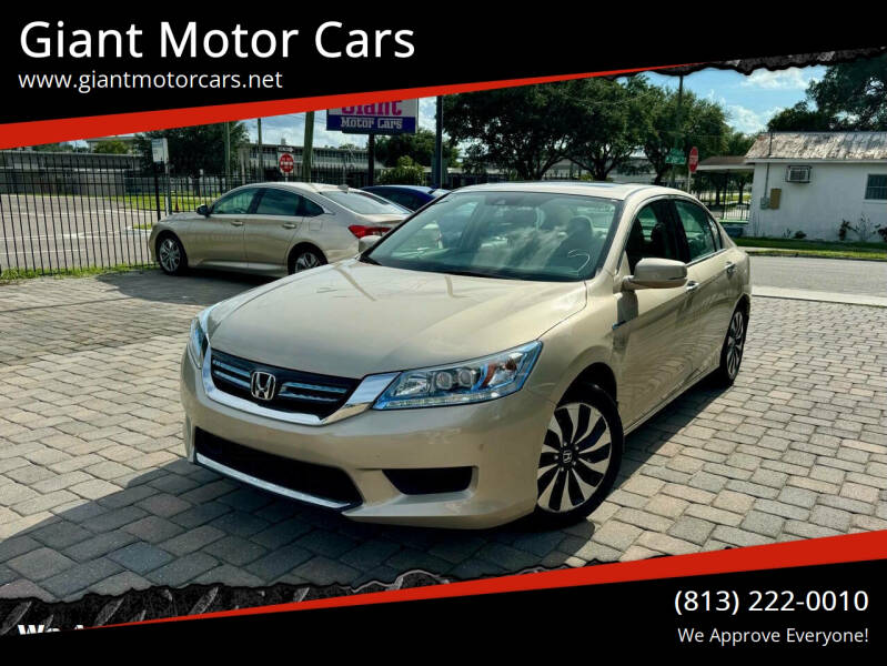 2014 Honda Accord Hybrid for sale at Giant Motor Cars in Tampa FL