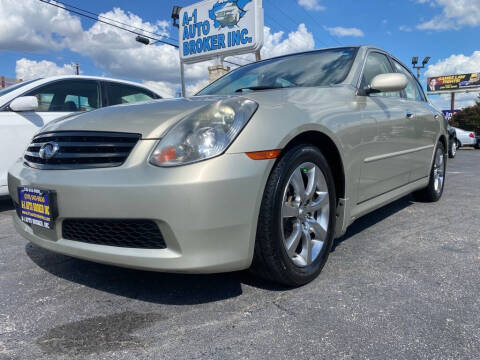 2005 Infiniti G35 for sale at A-1 Auto Broker Inc. in San Antonio TX