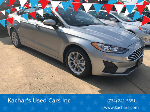 2020 Ford Fusion Hybrid for sale at Kachar's Used Cars Inc in Monroe MI