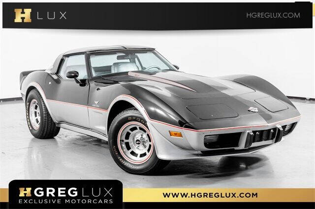 1978 Chevrolet Corvette for sale at HGREG LUX EXCLUSIVE MOTORCARS in Pompano Beach FL