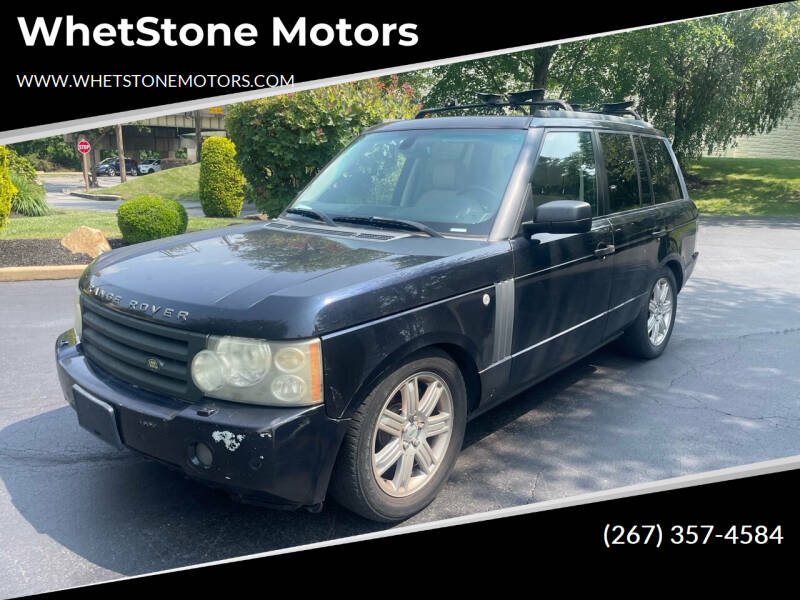 2007 Land Rover Range Rover for sale at WhetStone Motors in Bensalem PA