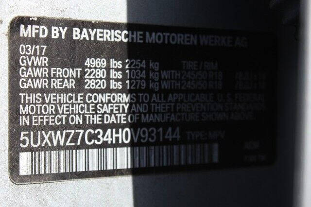 2017 BMW X3 sDrive28i