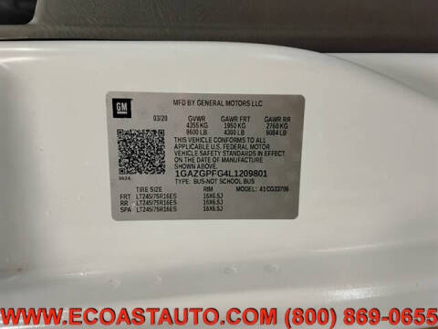 2020 Chevrolet Express LT 3500