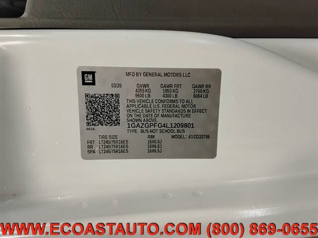 2020 Chevrolet Express LT 3500