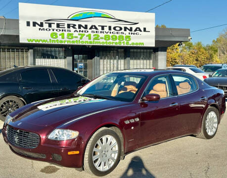 2006 Maserati Quattroporte for sale at International Motors & Services Inc. in Nashville TN