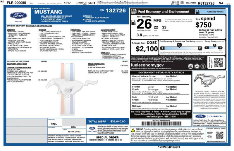 2024 Ford Mustang EcoBoost Premium