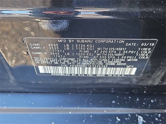 2019 Subaru Outback 2.5i