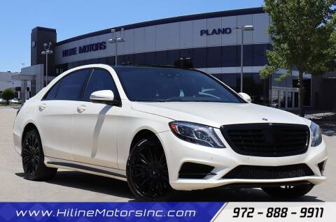 2015 Mercedes-Benz S-Class for sale at HILINE MOTORS in Plano TX