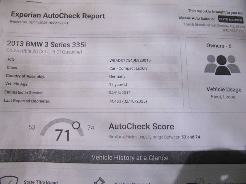 2013 BMW 3 Series 335i