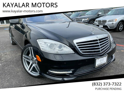 2011 Mercedes-Benz S-Class for sale at KAYALAR MOTORS in Houston TX