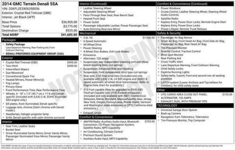 2014 GMC Terrain Denali