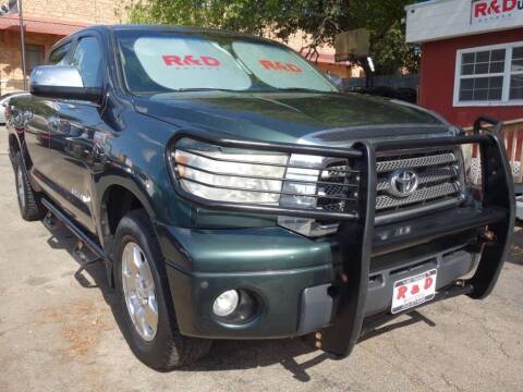 2008 Toyota Tundra for sale at R & D Motors in Austin TX