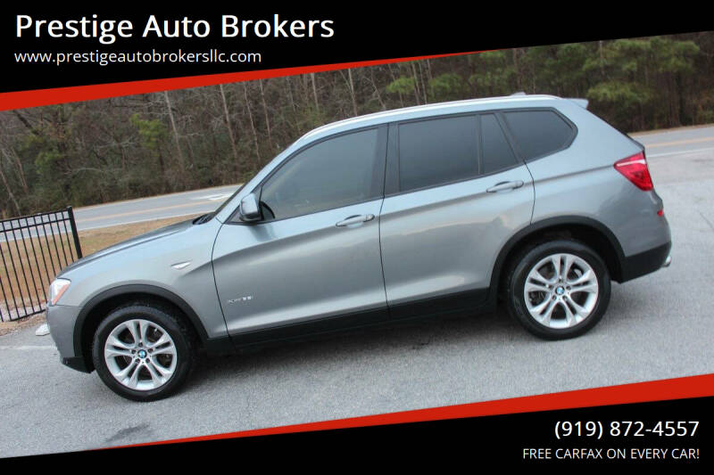 2016 BMW X3 for sale at Prestige Auto Brokers in Raleigh NC