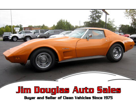1974 Chevrolet Corvette for sale at Jim Douglas Auto Sales in Pontiac MI