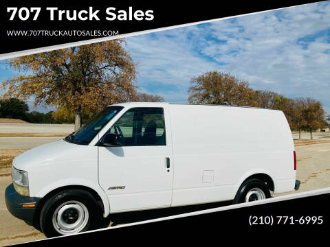 2000 Chevrolet Astro Cargo for sale at 707 Truck Sales in San Antonio TX