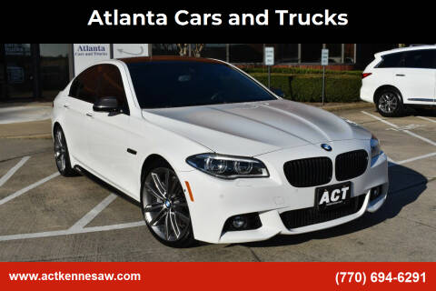 2016 BMW 5 Series for sale at Atlanta Cars and Trucks in Kennesaw GA