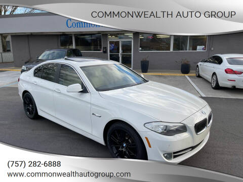 2012 BMW 5 Series for sale at Commonwealth Auto Group in Virginia Beach VA