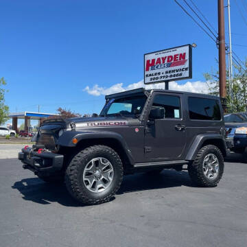 2014 Jeep Wrangler for sale at Hayden Cars in Coeur D Alene ID