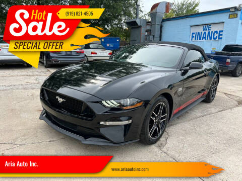 2020 Ford Mustang for sale at Aria Auto Inc. in Raleigh NC