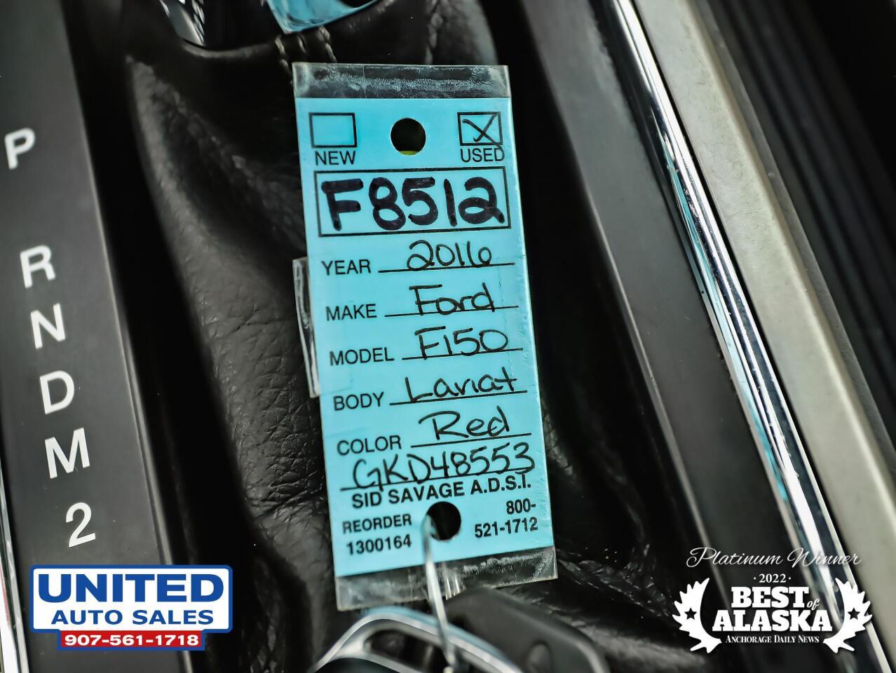 2016 Ford F-150 Lariat Pickup 4D 6 1/2 ft 85
