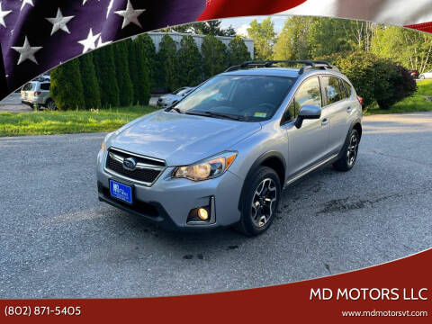 2017 Subaru Crosstrek for sale at MD Motors LLC in Williston VT