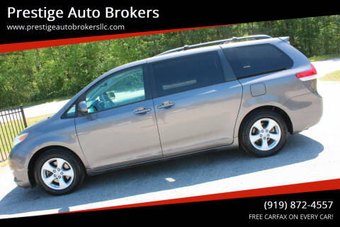 2011 Toyota Sienna for sale at Prestige Auto Brokers in Raleigh NC