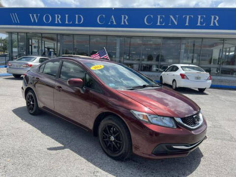 2014 Honda Civic for sale at WORLD CAR CENTER & FINANCING LLC in Kissimmee FL