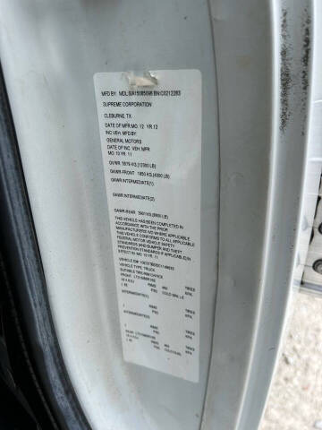 2012 GMC Savana 3500