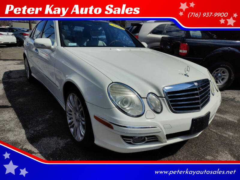 2008 Mercedes-Benz E-Class for sale at Peter Kay Auto Sales in Alden NY