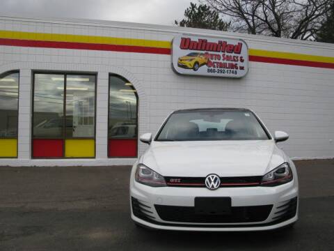 2016 Volkswagen Golf GTI for sale at Unlimited Auto Sales & Detailing, LLC in Windsor Locks CT