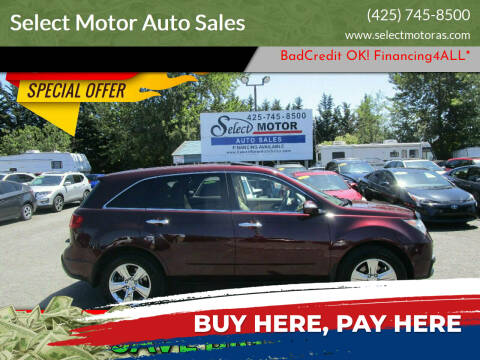 2012 Acura MDX for sale at Select Motor Auto Sales in Lynnwood WA
