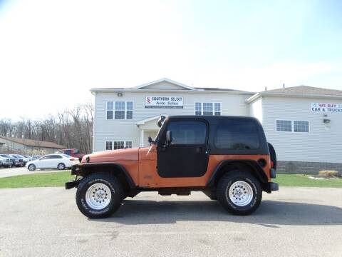 2002 Jeep Wrangler for sale at SOUTHERN SELECT AUTO SALES in Medina OH