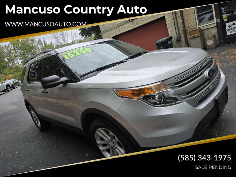 2015 Ford Explorer for sale at Mancuso Country Auto in Batavia NY