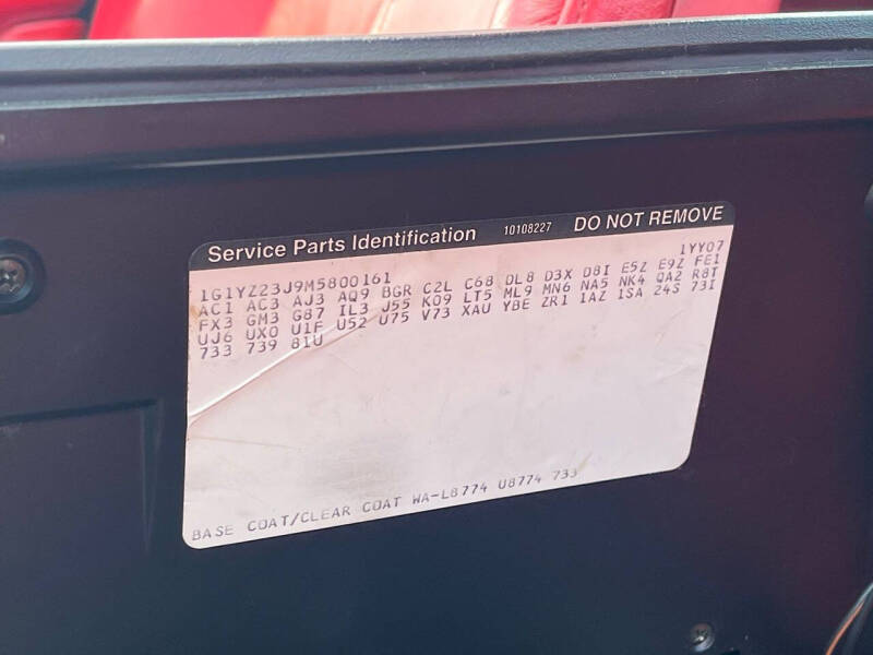 1991 Chevrolet Corvette ZR1