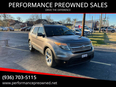 2013 Ford Explorer for sale at PERFORMANCE PREOWNED SALES in Conroe TX