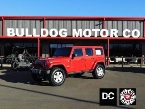 2014 Jeep Wrangler Unlimited for sale at Bulldog Motor Company in Borger TX