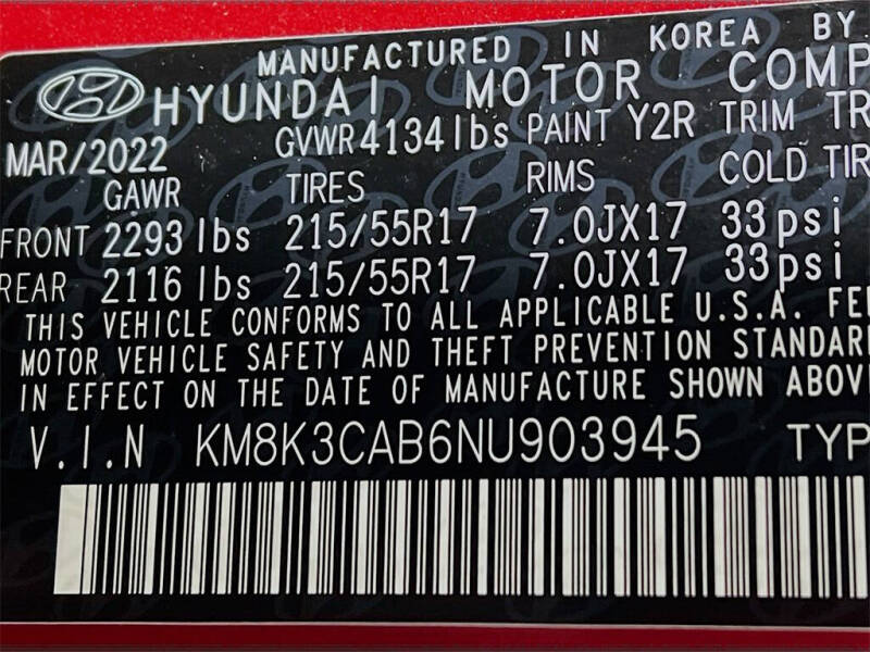 2022 Hyundai Kona SEL