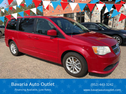 2013 Dodge Grand Caravan for sale at Bavaria Auto Outlet in Victoria MN